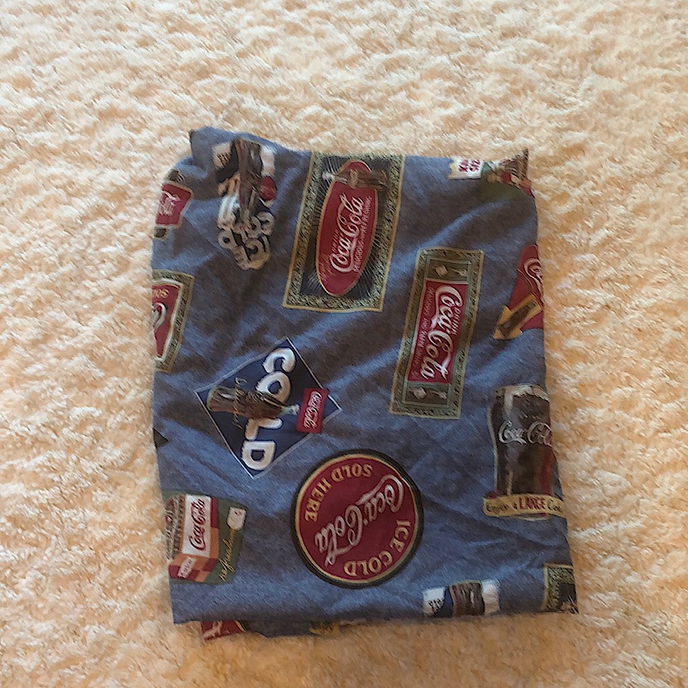 Large Coca-Cola blanket bed sheet🥤